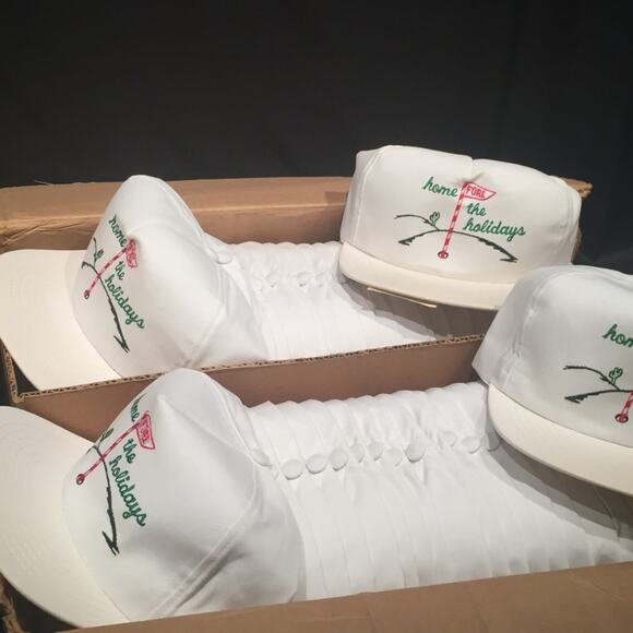 Retro Vintage Trucker NWT Home Fore The Holidays Golf Baseball Cap Hat Golfing - Picture 2 of 8